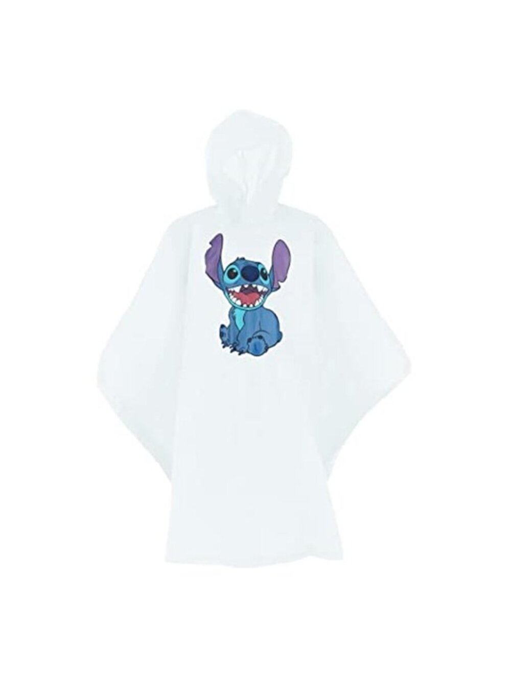 Adult Hooded Rain Poncho Waterproof Snap Button One Size Emergency Raincoat